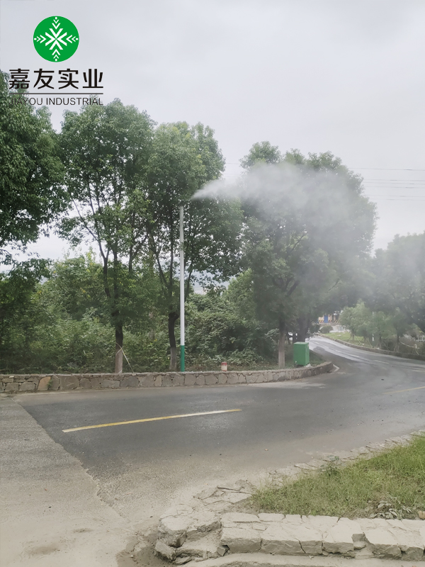 道路雾桩降尘 (2)